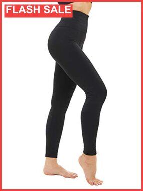 Fleece Lined Leggings Women High Waisted Thermal Warm Winter Pants